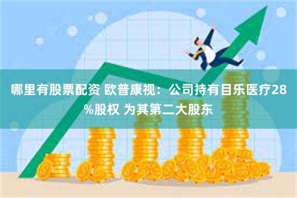 哪里有股票配资 欧普康视：公司持有目乐医疗28%股权 为其第二大股东